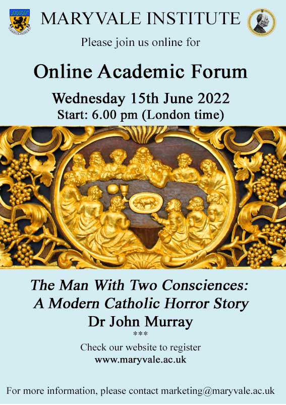Academic Forum Flyer: Dr John Murray